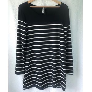 Bellamie striped shirt dress